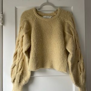 Chunky Yellow Sweater